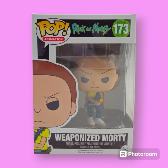 Funko POP! Rick and Morty Weaponized Morty #173 Vinyl Figure - Picture 1 of 7